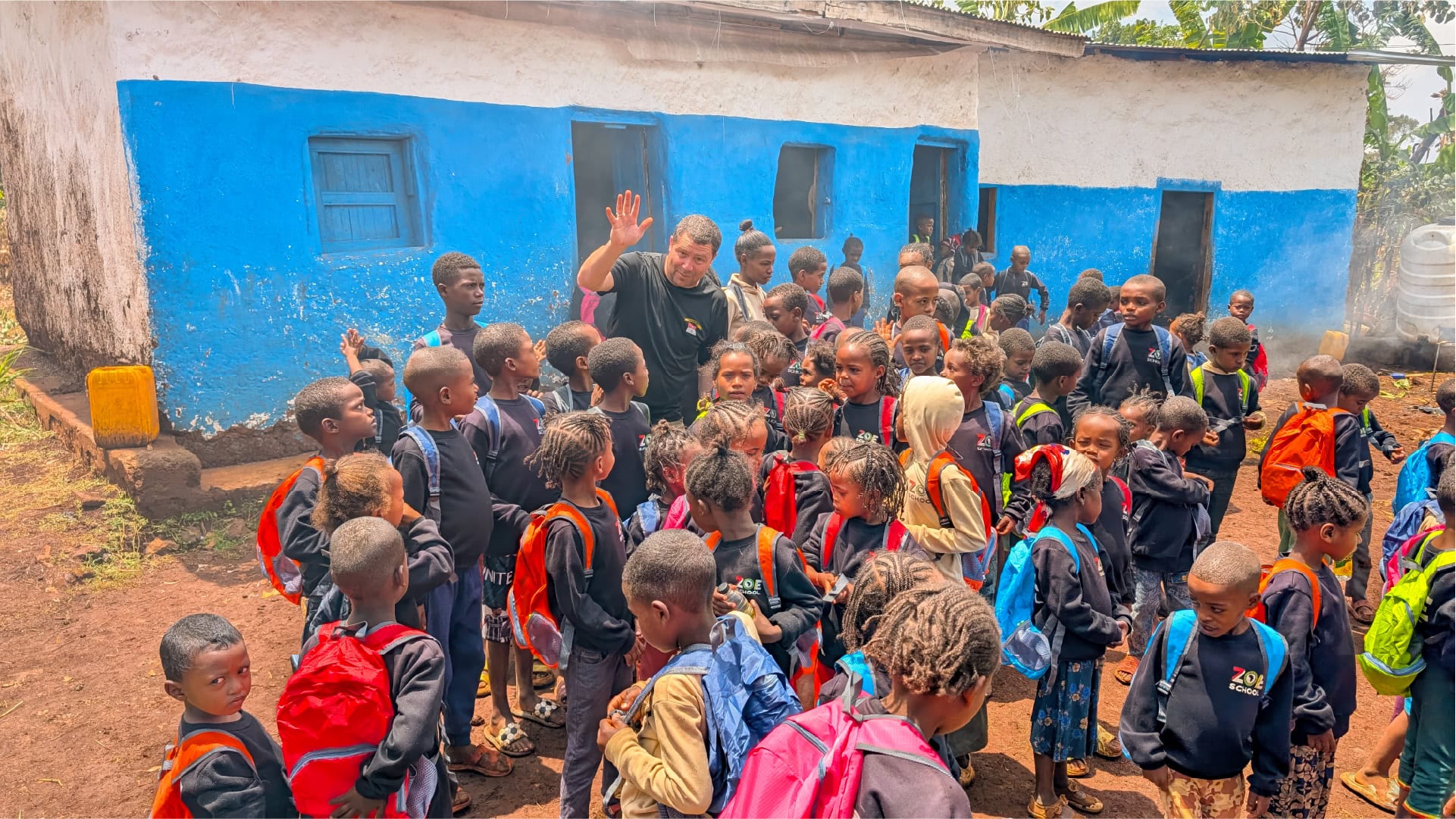 Empowering Ethiopian children through education with The Zoe Project. Loving, supportive community school environment.